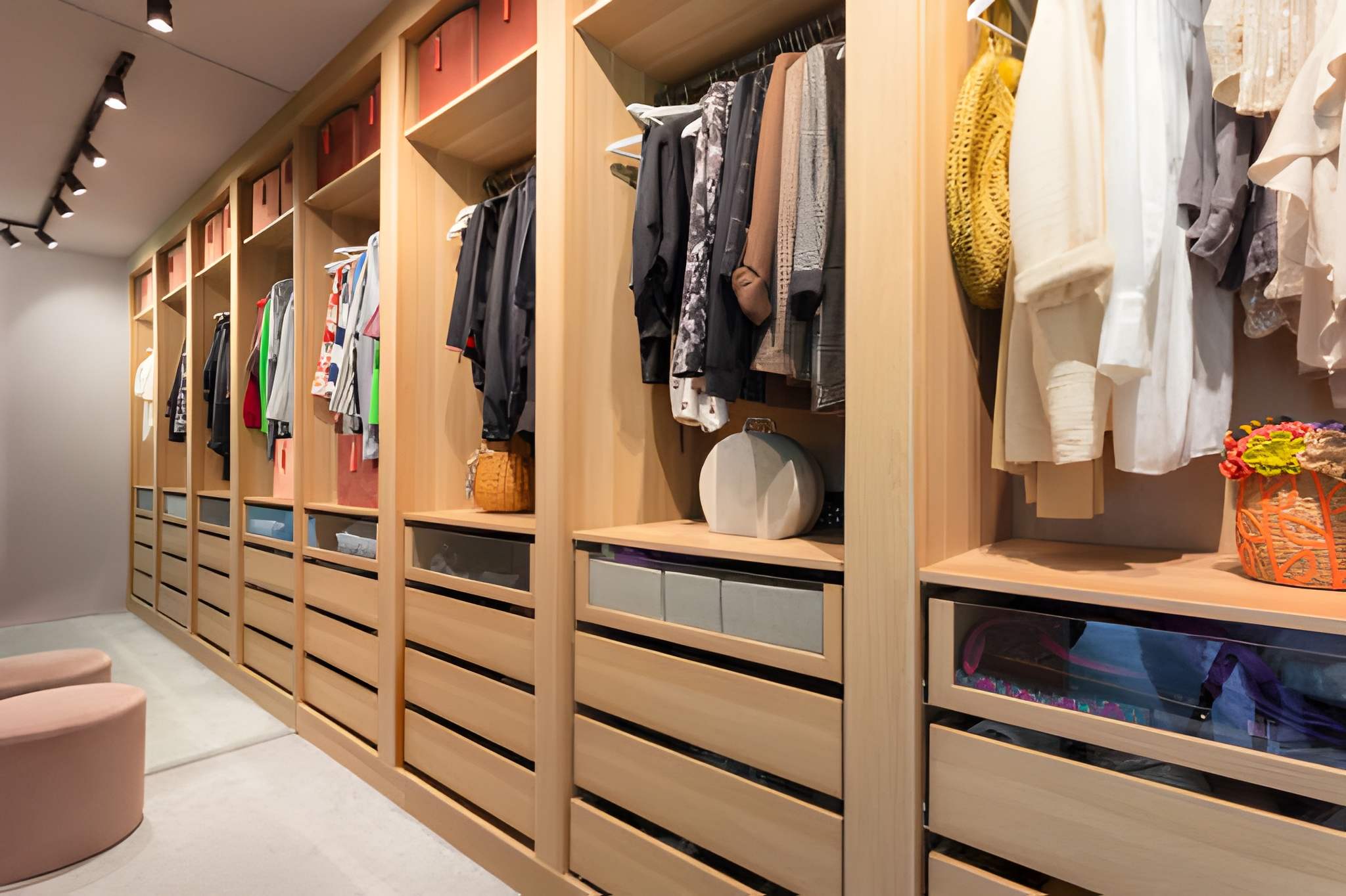 Walk-in wardrobe closet Dubai